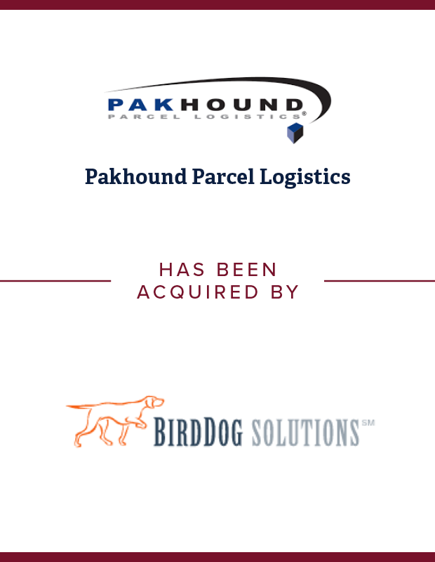 Pakhound Parcel Logistics Transaction Tombstone