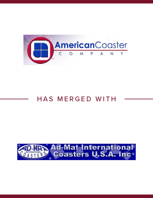 American Coaster Company Transaction Tombstone