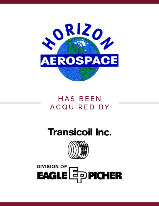 Horizon Aerospace Transaction Tombstone