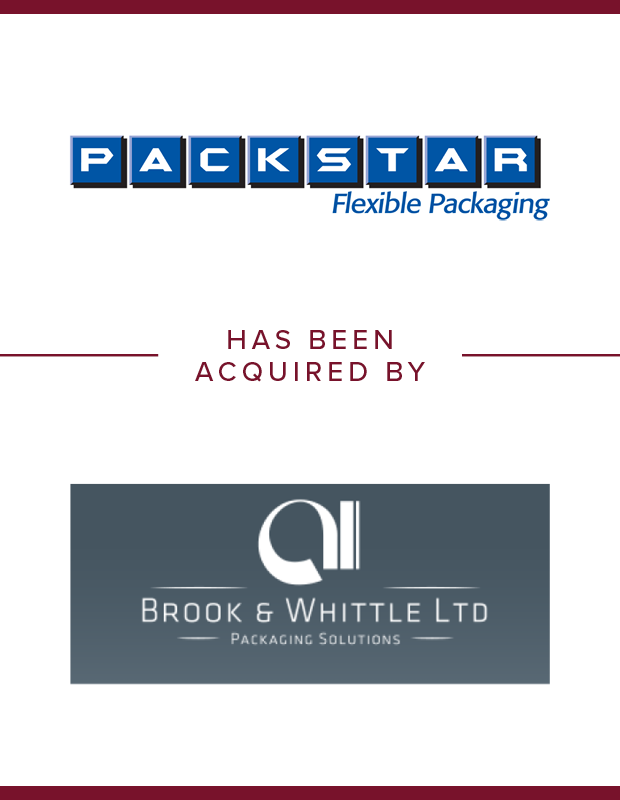 Packstar Flexible Packaging Transaction Tombstone
